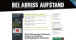 Desktop Screenshot of bei-abriss-aufstand.de