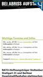 Mobile Screenshot of bei-abriss-aufstand.de
