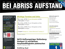 Tablet Screenshot of bei-abriss-aufstand.de